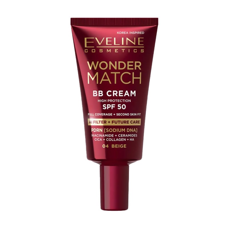 BB-крем для обличчя Eveline Cosmetics Wonder Match BB Cream SPF 50, 04 Beige, 30 мл